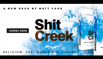 shit creek book menu ad