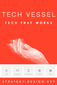 Tech Vessel menu banner